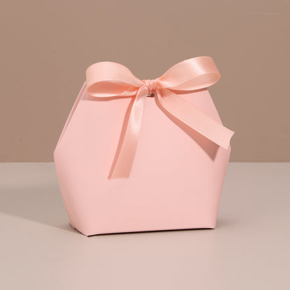White Paper Gift Wrapping Supplies Paper Bag For Wedding Party With Elegant Wedding Style