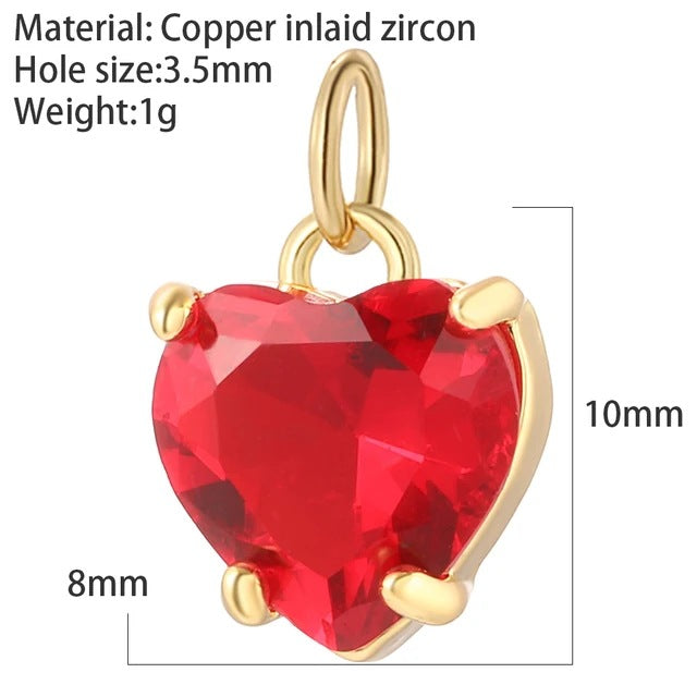 Heart Shape Pendant For Women In Pink Copper Featuring Elegant Design