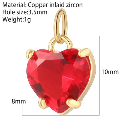 Heart Shape Pendant For Women In Pink Copper Featuring Elegant Design