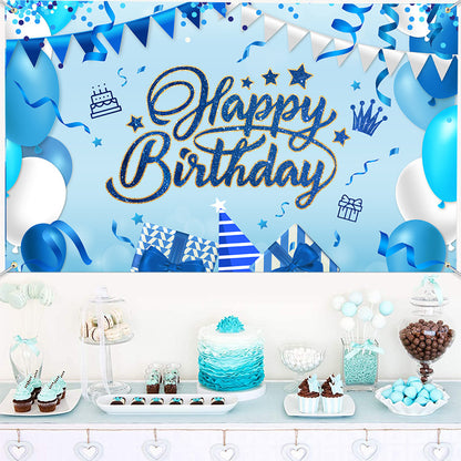 Birthday Banner Made Of Durable Polyester, Perfect For Party Decorations And Celebrations