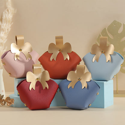 Wedding Season Gift Bags In Artificial Leather, Perfect For Wedding Celebrations