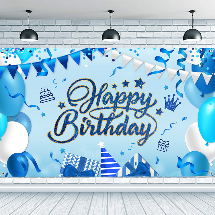 Birthday Banner Made Of Durable Polyester, Perfect For Party Decorations And Celebrations
