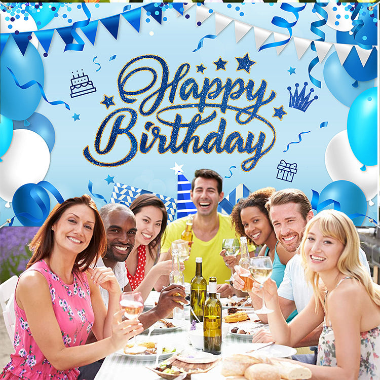 Birthday Banner Made Of Durable Polyester, Perfect For Party Decorations And Celebrations