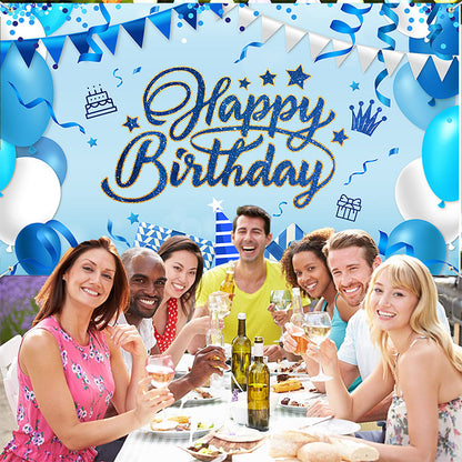 Birthday Banner Made Of Durable Polyester, Perfect For Party Decorations And Celebrations