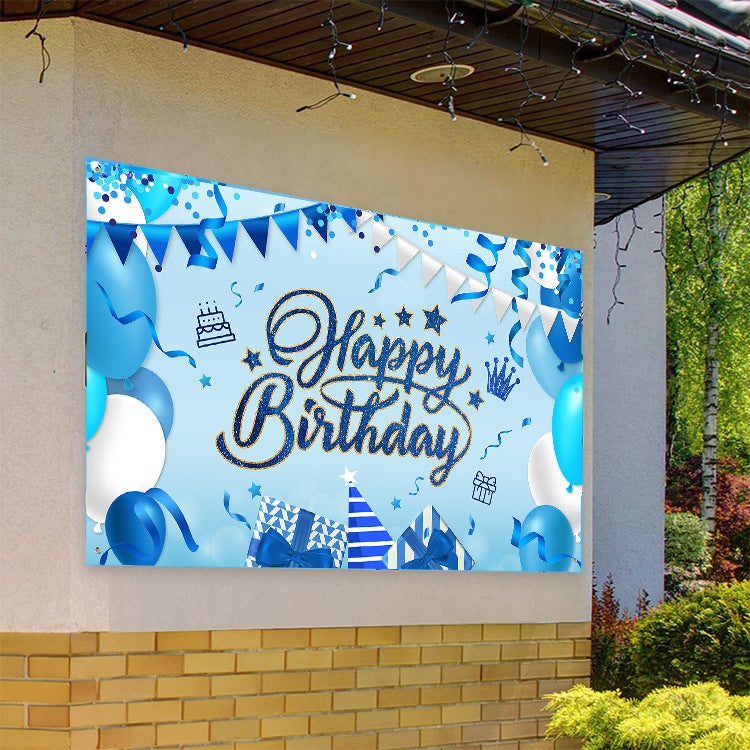 Birthday Banner Made Of Durable Polyester, Perfect For Party Decorations And Celebrations