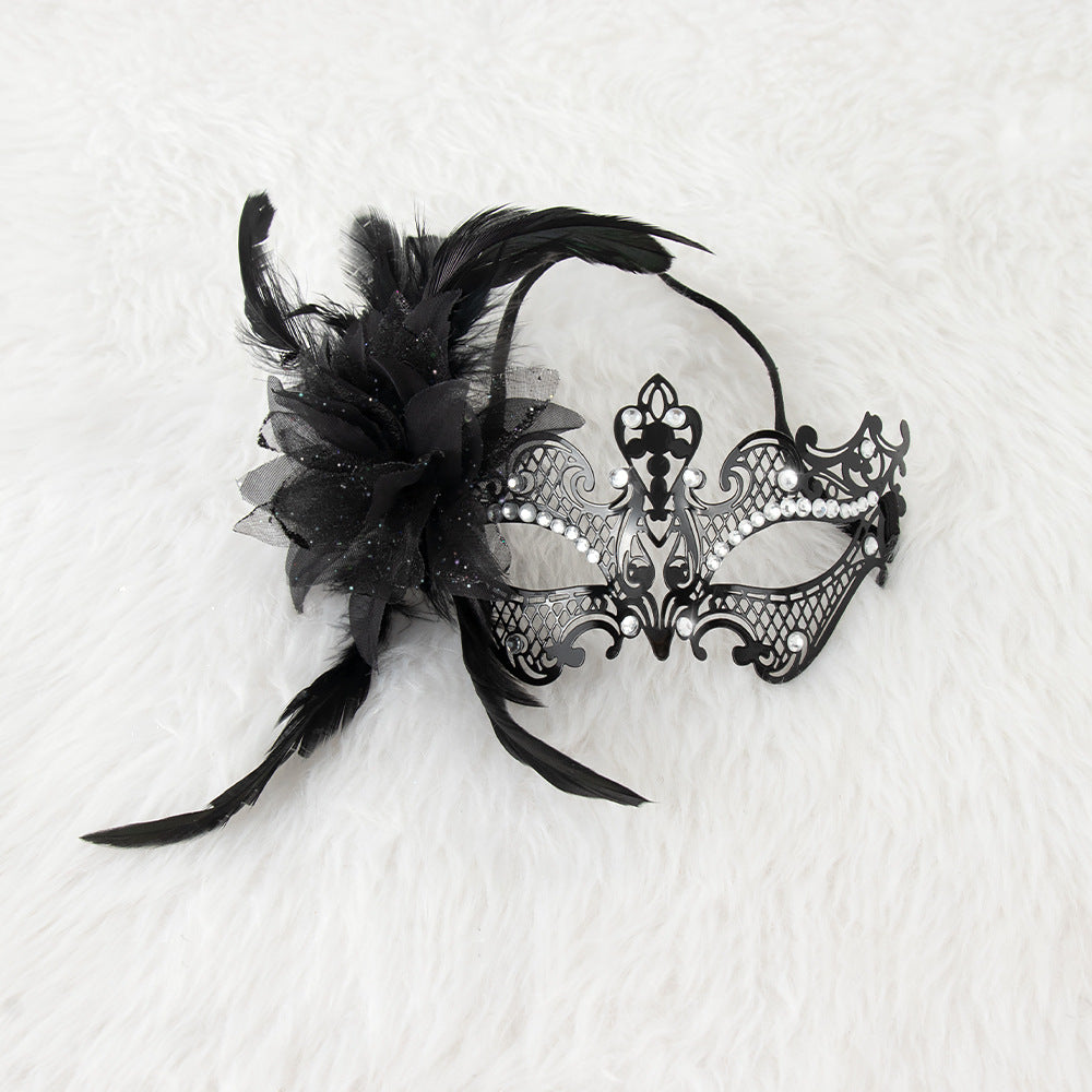 Mardi Gras Masquerade Party Mask Made Of Durable Alloy For Festive Celebrations