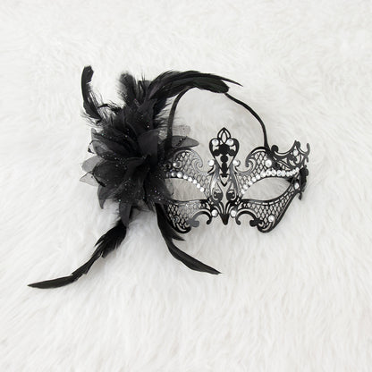 Mardi Gras Masquerade Party Mask Made Of Durable Alloy For Festive Celebrations