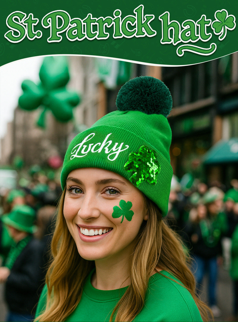 St. Patrick's Day Cloth Hat For Festival And Party Supplies, Perfect For Costume Accessories
