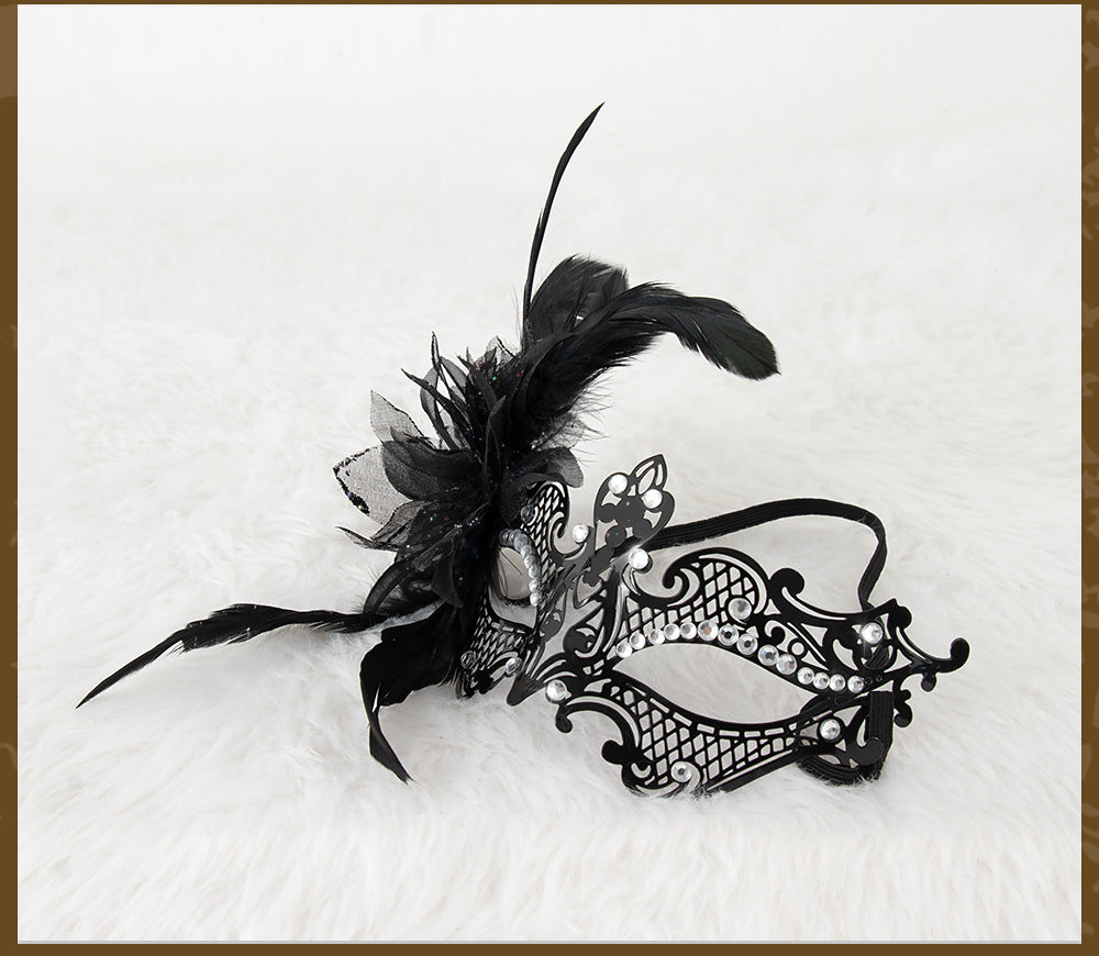 Mardi Gras Masquerade Party Mask Made Of Durable Alloy For Festive Celebrations