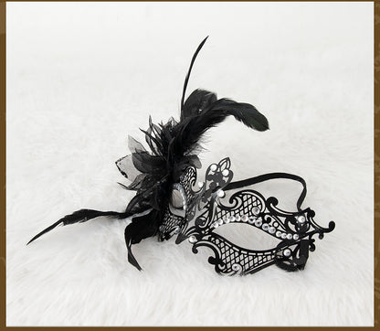 Mardi Gras Masquerade Party Mask Made Of Durable Alloy For Festive Celebrations