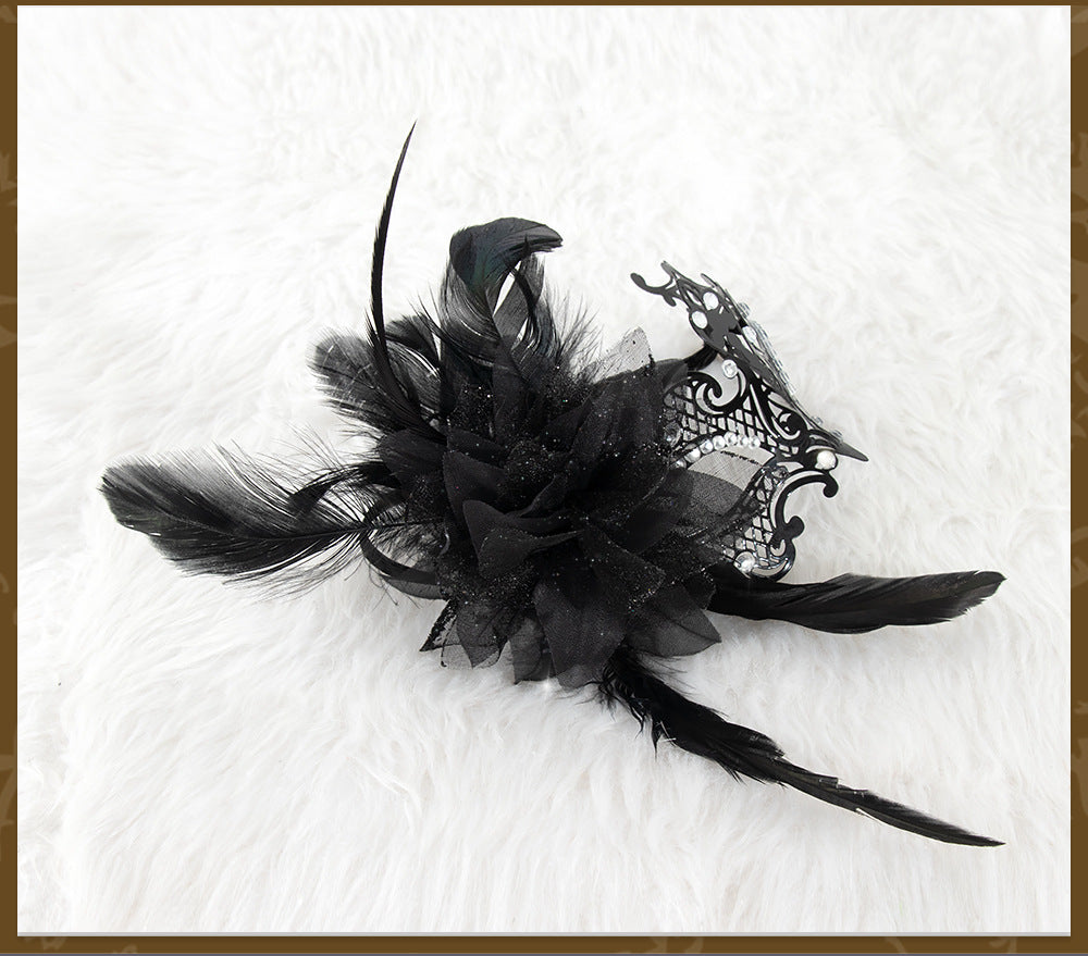Mardi Gras Masquerade Party Mask Made Of Durable Alloy For Festive Celebrations