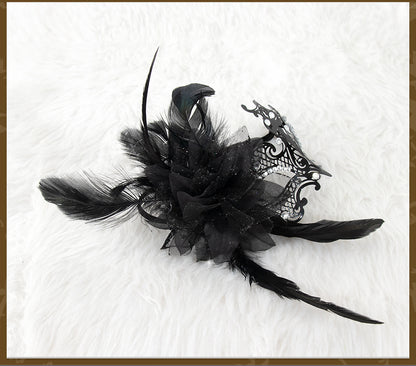 Mardi Gras Masquerade Party Mask Made Of Durable Alloy For Festive Celebrations