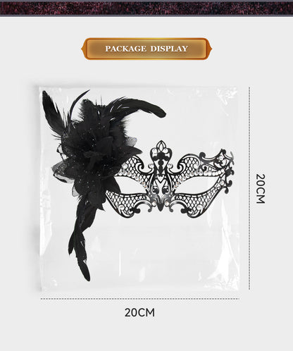 Mardi Gras Masquerade Party Mask Made Of Durable Alloy For Festive Celebrations