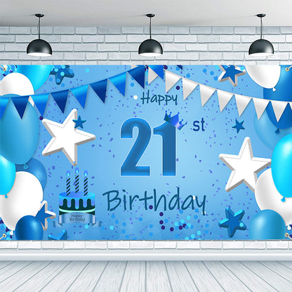Birthday Banner Made Of Durable Polyester, Perfect For Party Decorations And Celebrations