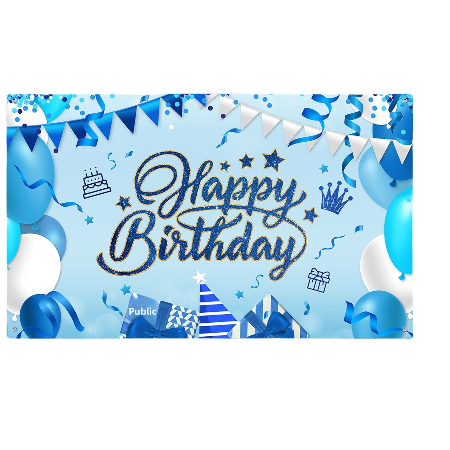 Birthday Banner Made Of Durable Polyester, Perfect For Party Decorations And Celebrations