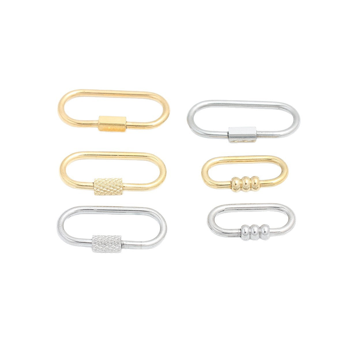 Oval Titanium Steel Love Charms Jewelry Accessories
