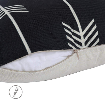 Geometric Pattern Decorative Throw Pillow For Sofa And Bed, Modern Design Cushion In Neutral Colors