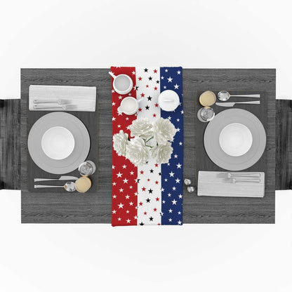Independence Day Linen Tablecloth, Perfect For Festive Home Decor And Celebrations