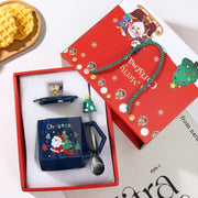 Christmas Tree Cup Lid Spoon Gift Box