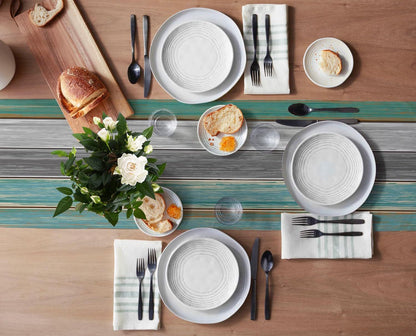 Ombre Linen Table Runner Featuring Elegant Gradient Design For Stylish Home Decor