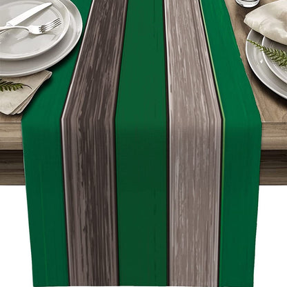 Ombre Linen Table Runner Featuring Elegant Gradient Design For Stylish Home Decor