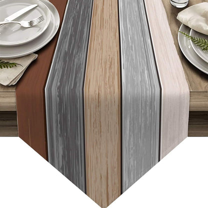 Ombre Linen Table Runner Featuring Elegant Gradient Design For Stylish Home Decor
