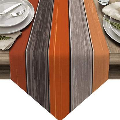 Ombre Linen Table Runner Featuring Elegant Gradient Design For Stylish Home Decor