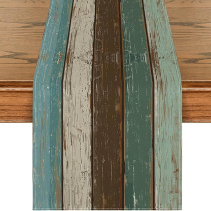 Ombre Linen Table Runner Featuring Elegant Gradient Design For Stylish Home Decor