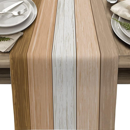 Ombre Linen Table Runner Featuring Elegant Gradient Design For Stylish Home Decor