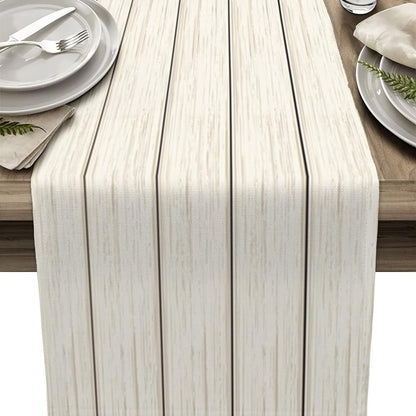 Ombre Linen Table Runner Featuring Elegant Gradient Design For Stylish Home Decor