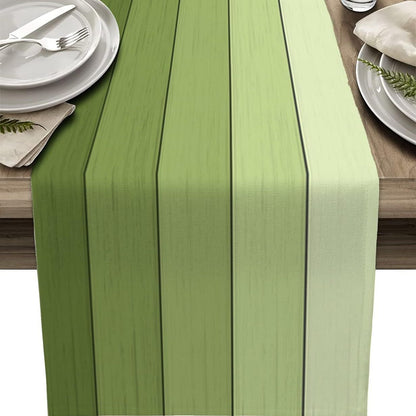 Ombre Linen Table Runner Featuring Elegant Gradient Design For Stylish Home Decor