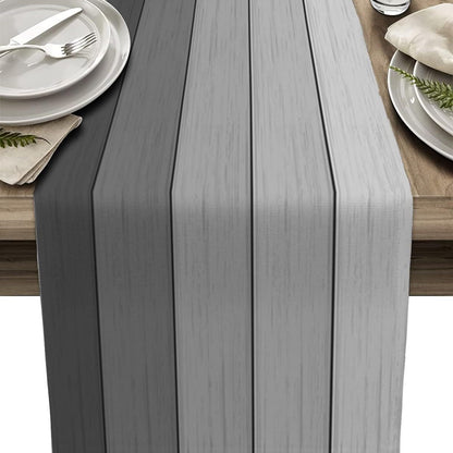 Ombre Linen Table Runner Featuring Elegant Gradient Design For Stylish Home Decor