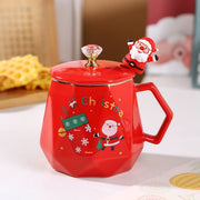Christmas Boots Cup Lid Spoon Red