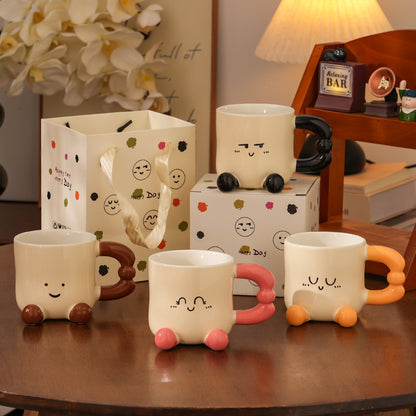 Ceramic Mug For Kitchen And Drinking Use, Durable And Stylish Design