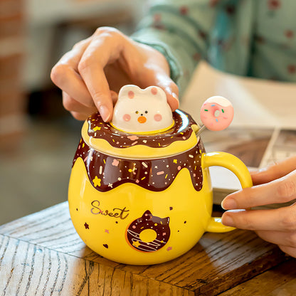 Cute Ceramic Mug Perfect For Everyday Use And Enjoying Your Favorite Beverages