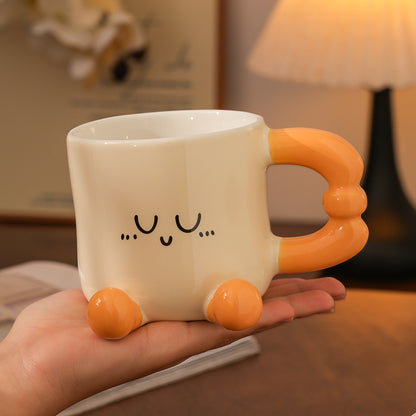 Ceramic Mug For Kitchen And Drinking Use, Durable And Stylish Design
