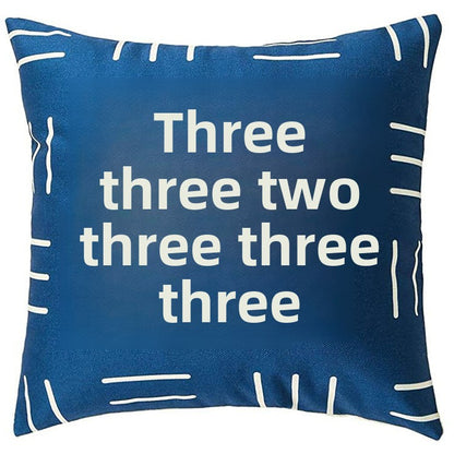 Geometric Pattern Decorative Throw Pillow For Sofa And Bed, Modern Design Cushion In Neutral Colors