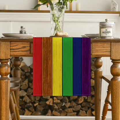 Ombre Linen Table Runner Featuring Elegant Gradient Design For Stylish Home Decor