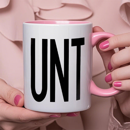 Valentine's Day Ceramic Mug Featuring Elegant Letter Pattern, Perfect For Romantic Gifts