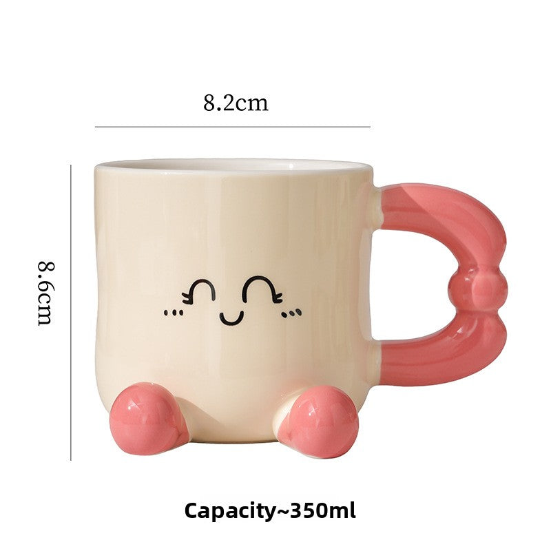 Ceramic Mug For Kitchen And Drinking Use, Durable And Stylish Design