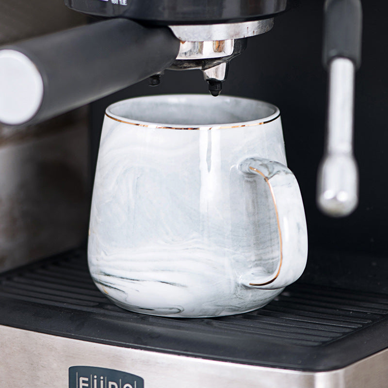 Solid Color Ceramics Cup Featuring Durable Ceramic Material In Classic Design