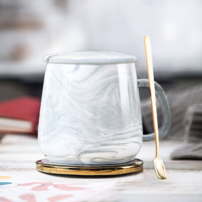 Solid Color Ceramics Cup Featuring Durable Ceramic Material In Classic Design