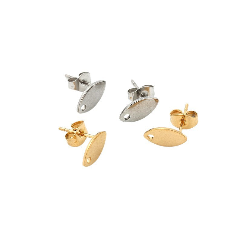 PVD Coated Titanium Steel Love Charms Jewelry Accessories In Golden