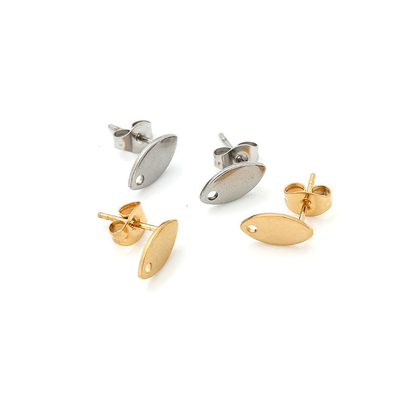 PVD Coated Titanium Steel Love Charms Jewelry Accessories In Golden