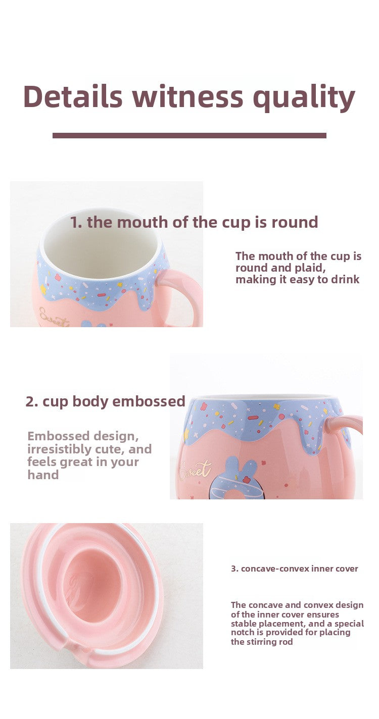 Cute Ceramic Mug Perfect For Everyday Use And Enjoying Your Favorite Beverages