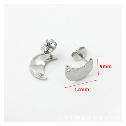 Original Design Jewelry Accessories Featuring PVD Coated Titanium Steel In Steel Color, 1 Piece