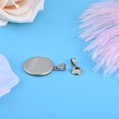 Princess Style Jewelry Accessories Featuring Round Pattern In Elegant Steel Color
