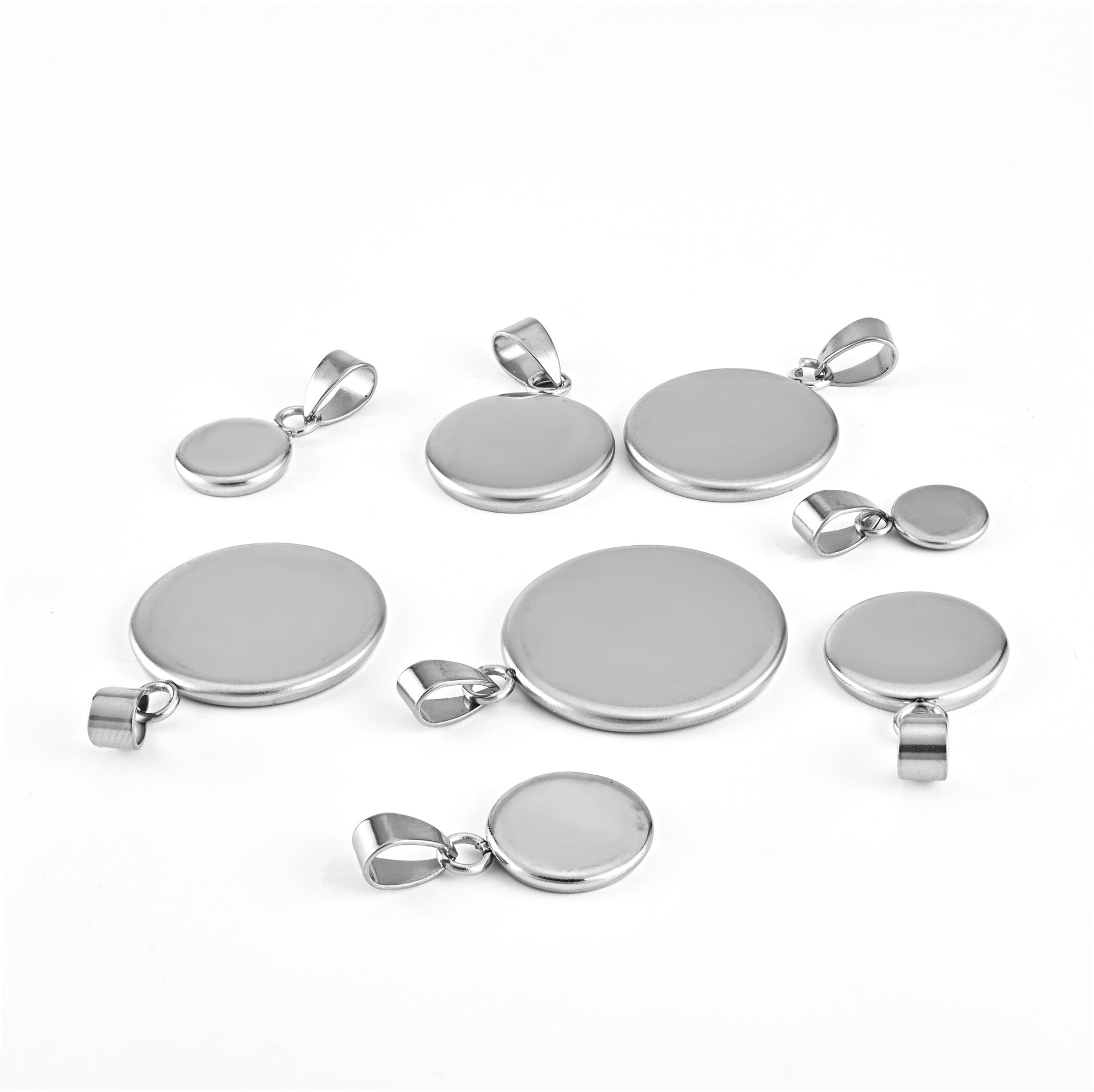 Princess Style Jewelry Accessories Featuring Round Pattern In Elegant Steel Color