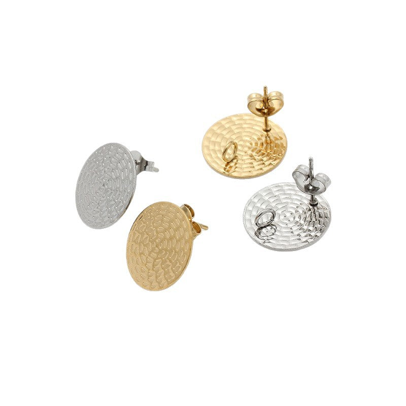 Spider Web Jewelry Accessory In 18K Real Gold Plated Titanium Steel, Golden Finish