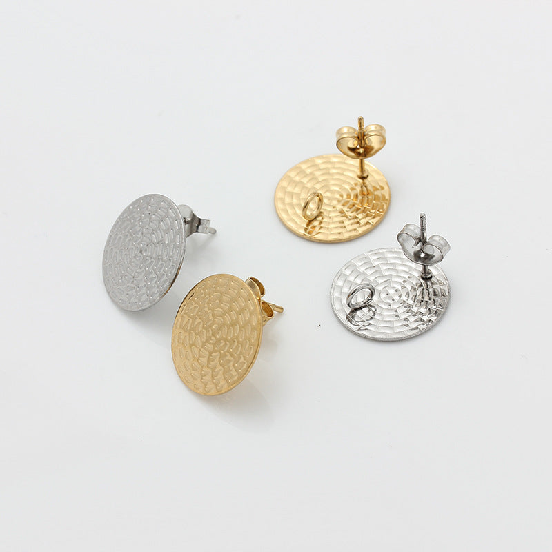 Spider Web Jewelry Accessory In 18K Real Gold Plated Titanium Steel, Golden Finish